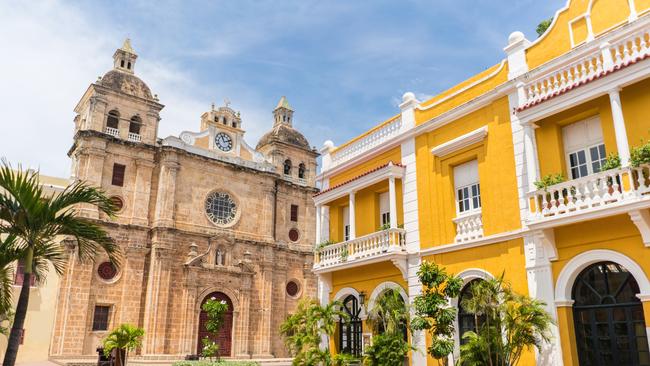 The church of San Pedro in Cartagena, Colombia, where AmaMagdalena will visit.