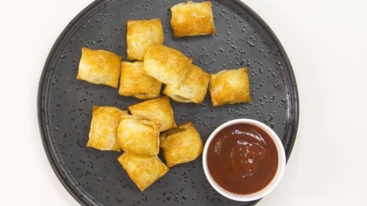 Savoury pastries like sausage rolls have also moved into the ‘red’ category. Picture: Supplied