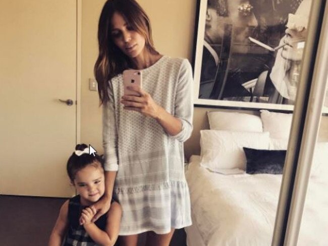 Jodi Anasta and her beautiful daughter Aleeia. Picture: Instagram