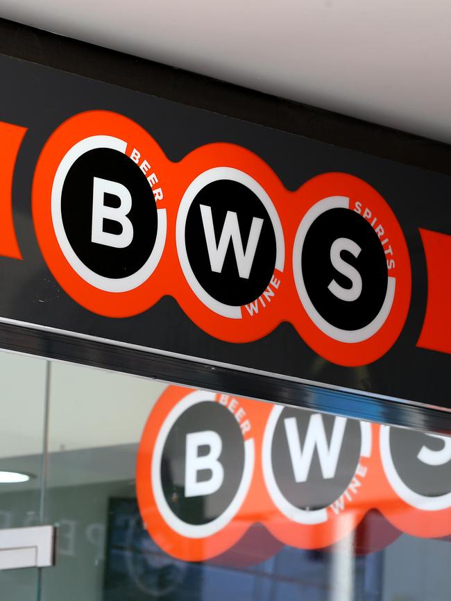 BWS bottle-o’s will be open, with reduced hours across stores. Picture David Clark