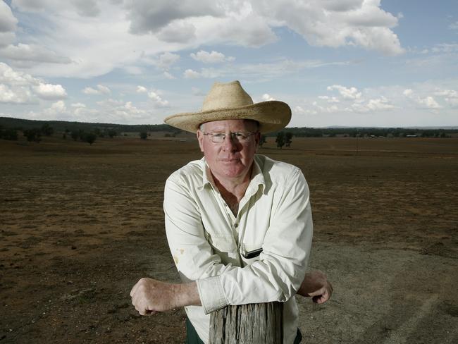 Bernie McBain is now able to sow oats and barley due to the rain on Saturday. Picture: Peter Lorimer