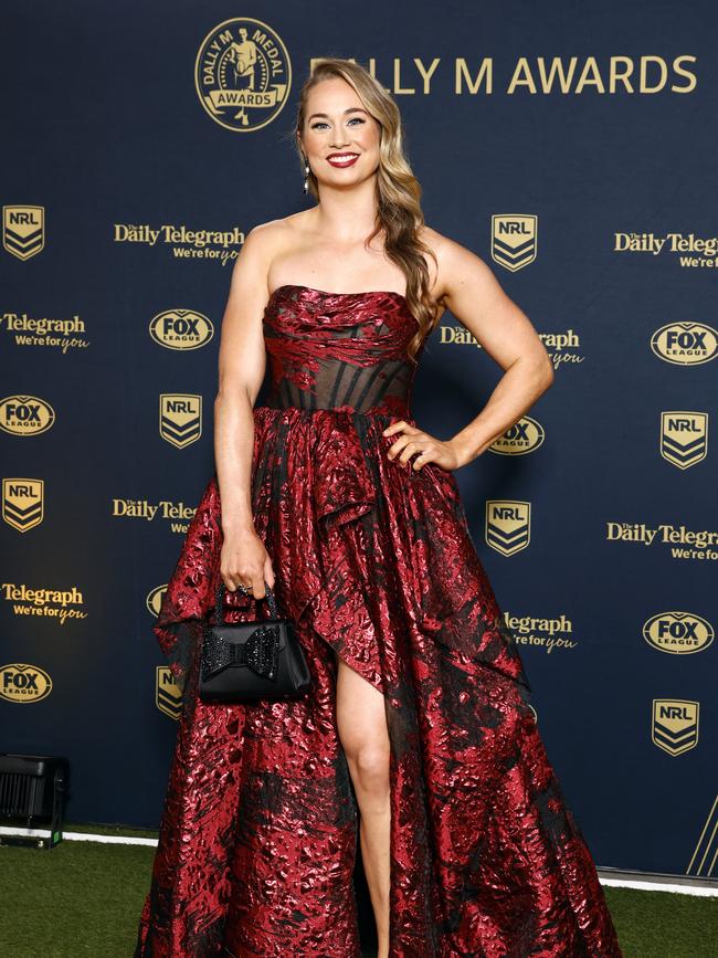 Kezie Apps on the green carpet for the 2024 Dally M Picture: Jonathan Ng