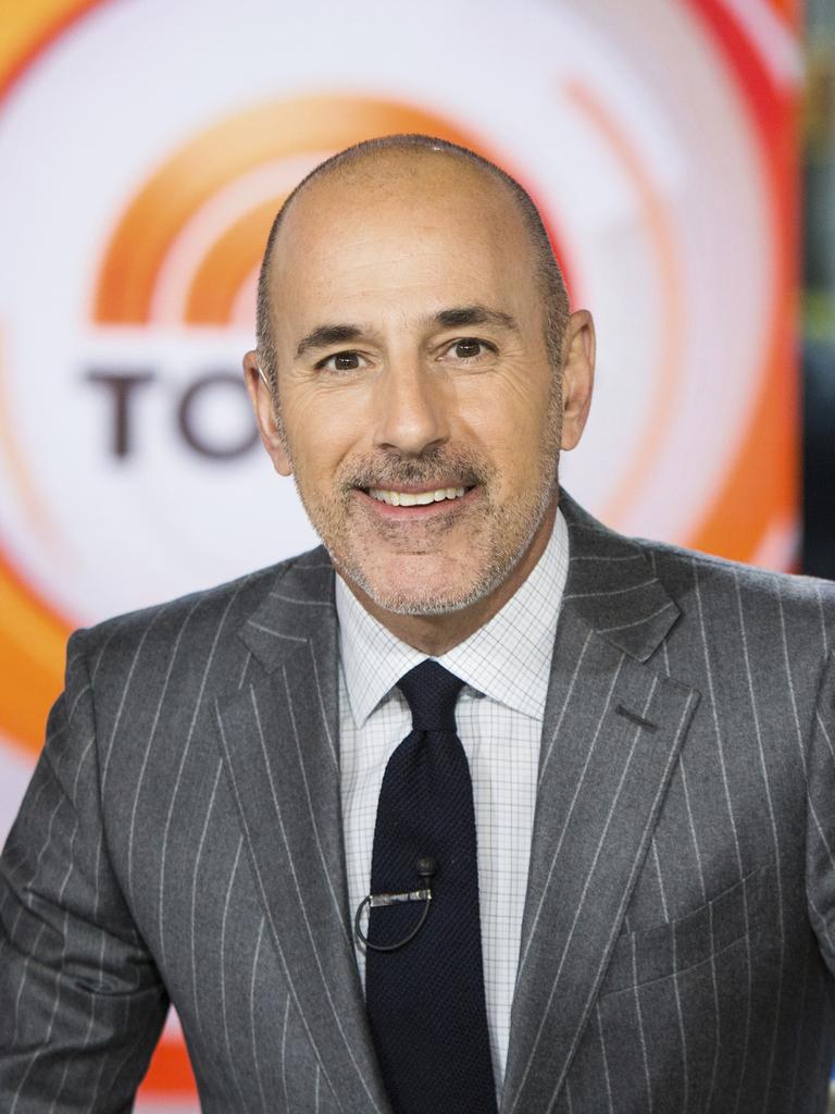 Lauer on the set of his former show. Picture: Nathan Congleton/NBC via AP