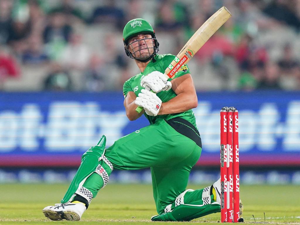 Marcus Stoinis of the Stars had a terrific match after getting a life