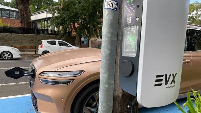 Charging stations will be installed on local streets.