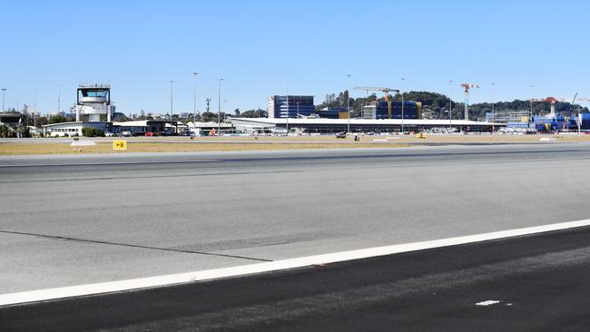 An empty Gold Coast Airport. Photo: Scott Powick