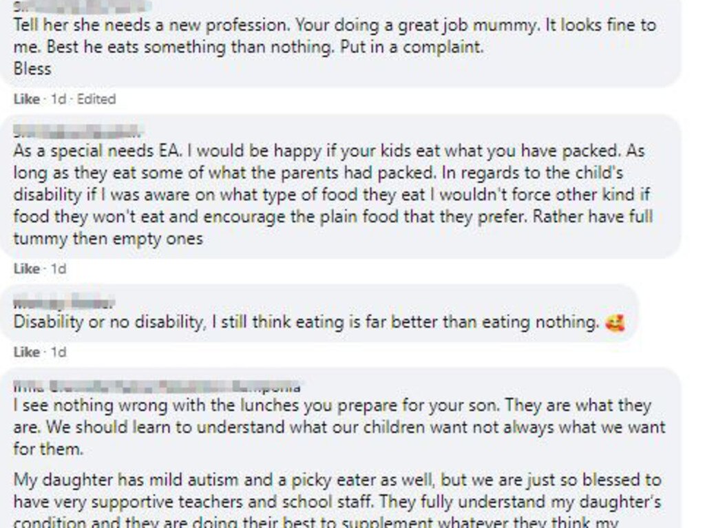 Mum slams 'unprofessional' and 'rude' teacher for criticising her son's  lunchbox