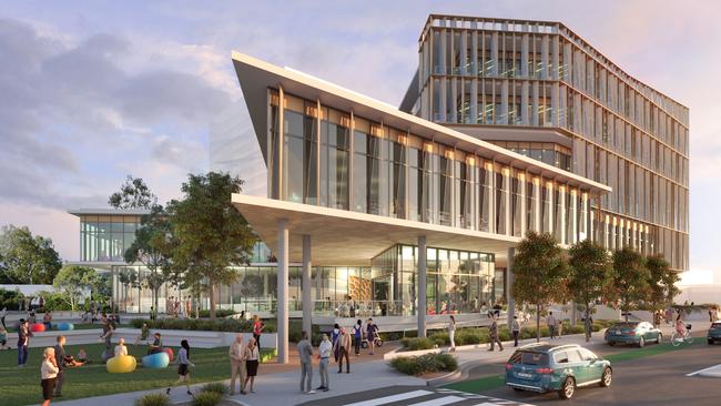 First look at the impressive new Hervey Bay City Centre development on the corner of Main St and Torquay Rd. Photo: Fraser Coast Regional Council.