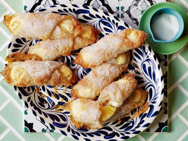 Top chef Danielle Alvarez's cream cheese and pineapple pastries.