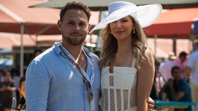 Giuseppe sicchitiello and Aimee Laouris at the 2023 Darwin Cup. Picture: Pema Tamang Pakhrin