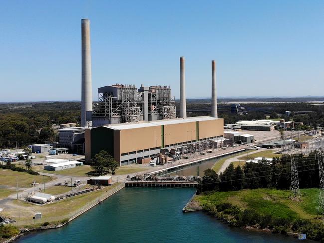 Vales Point Power Station at Lake Macquarie is set to shut down for good in 2033. Picture: Toby Zerna