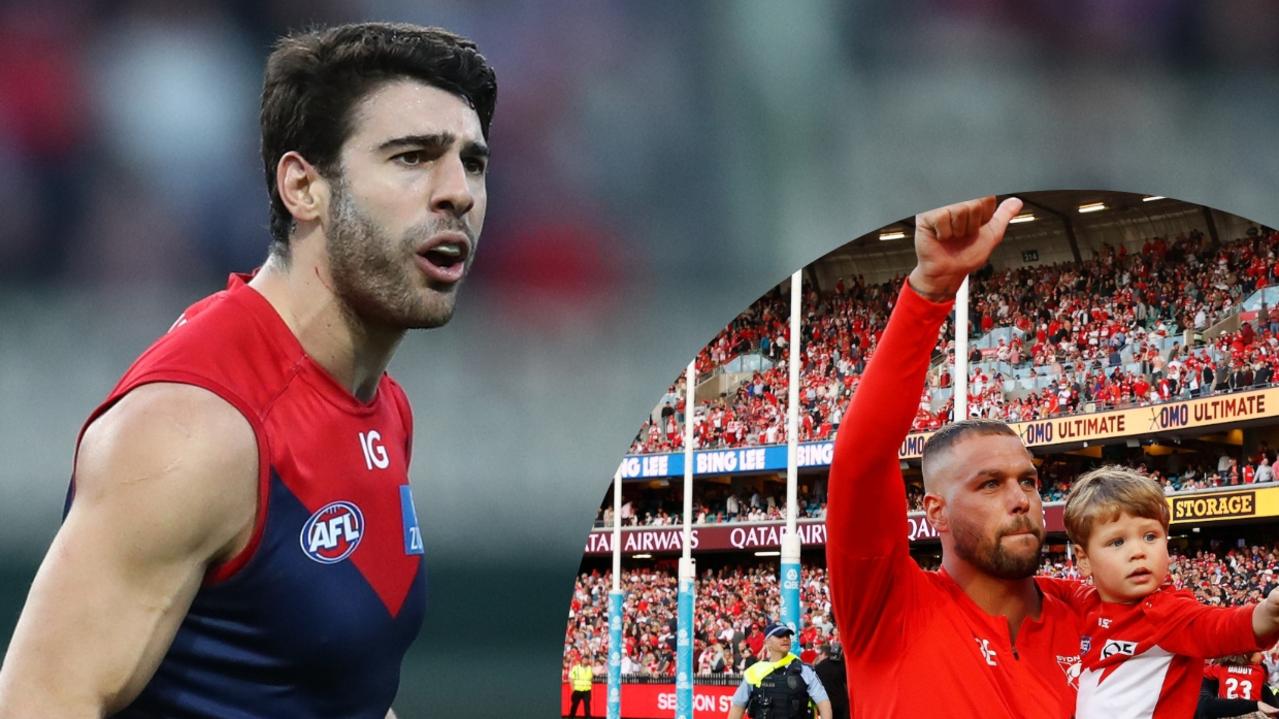 AFL round 24 news: Buddy Franklin farewell lap, Dees defeat Swans 77-56 ...