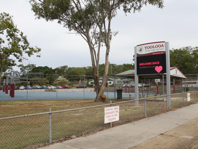 Students from years two to 10 will return to Gladstone State Schools, including Toolola High School on Monday.