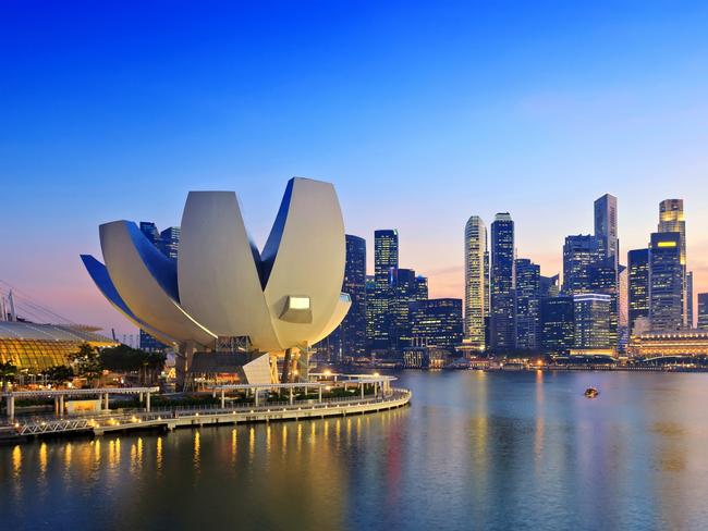 Singapore Skyline and view of Marina Bay. Picture: iStock