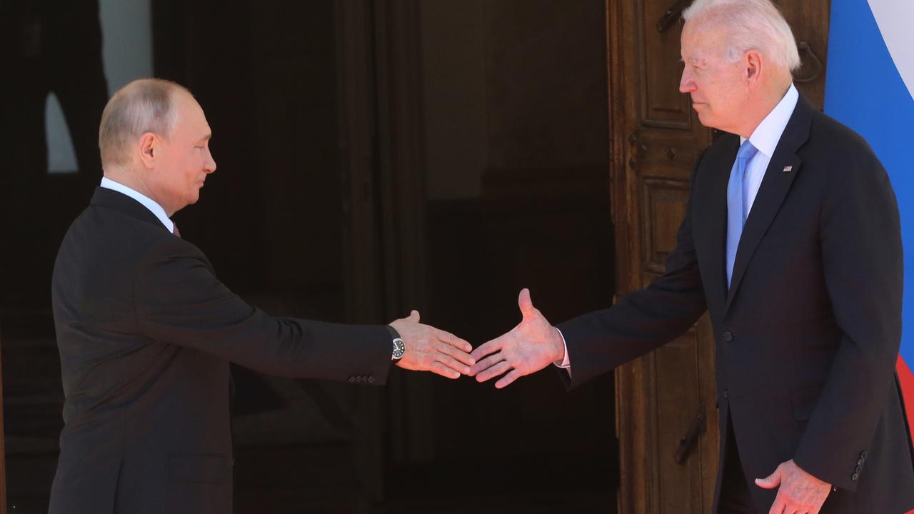 Biden Putin Shake Hands As Geneva Summit Begins In Switzerland