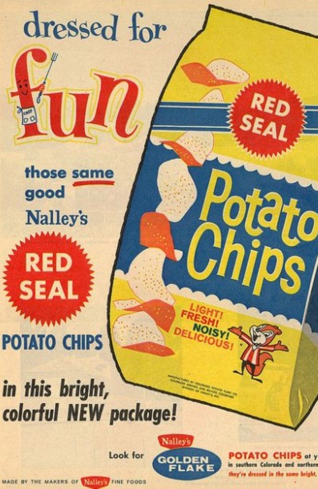 Freers Red Seal chips originally came in cardboard boxes.