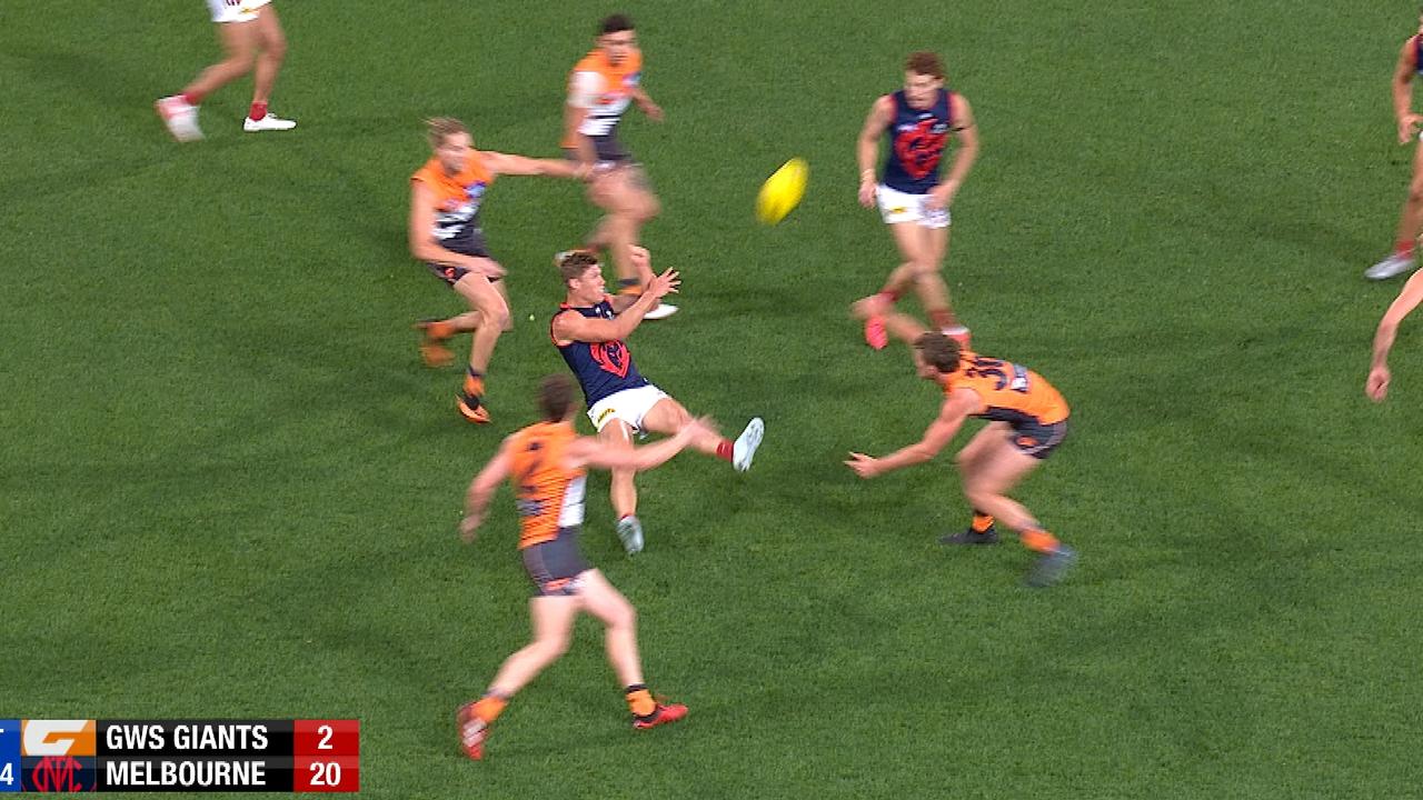 Jake Melksham got away with a couple of blatant throws.