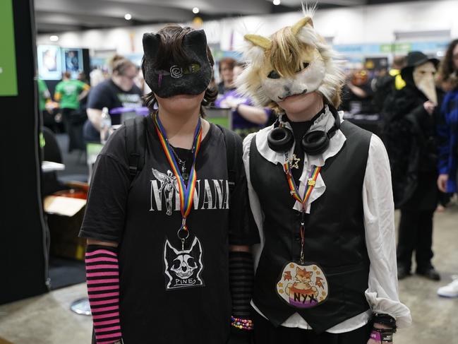 OZ Comic-Con Gallery. OZ comic at Melbourne Exhibition and Convention Centre. Pine and Nyx . Picture: Valeriu Campan
