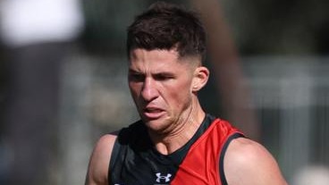 MELBOURNE, AUSTRALIA - APRIL 27: Will Hoare of the Bombers in action during the 2024 VFL Round 05 match between Collingwood and Essendon at Victoria Park on April 27, 2024 in Melbourne, Australia. (Photo by Rob Lawson/AFL Photos)