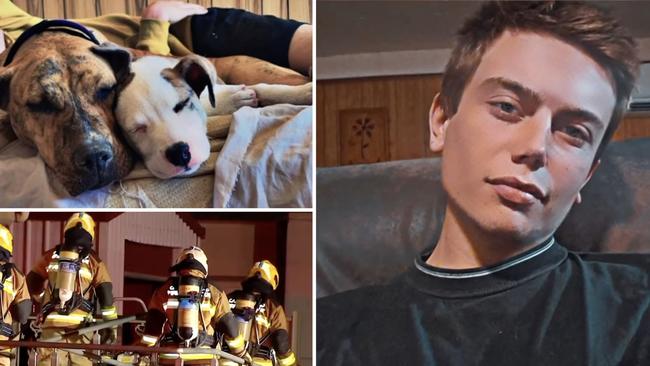 Rieley Bell, 20, died, along with two dogs after the fire in the Warwick home. Photos: Facebook/Seven News