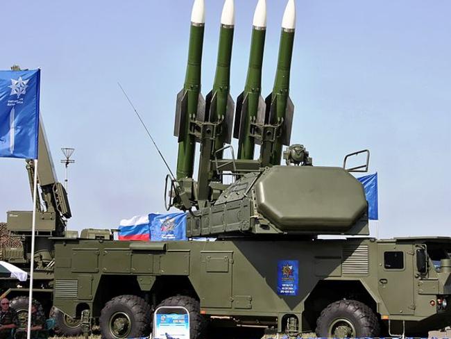 The Buk missile system thought to be responsible for bringing down MH17.