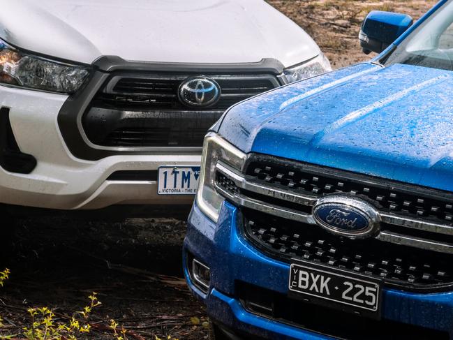 Toyota HiLux and Ford Ranger