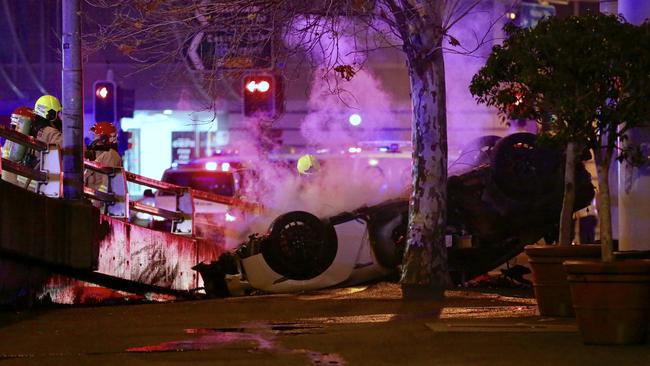 The horrific scene in Pier Street. Picture: Steve Tyson                        <a class="capi-image" capiId="747600d91fa34249cab52b9c4c16f109"></a>                                             <a class="capi-image" capiId="0c313aa505f9ca3bb8ef3483e012e5ba"></a>