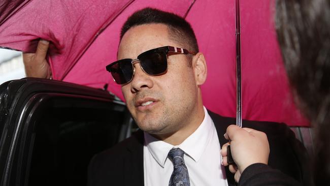 Jarryd Hayne had an offer on the table from the Dragons before he was charged with sexual assault. Picture: AAP Image/Darren Pateman