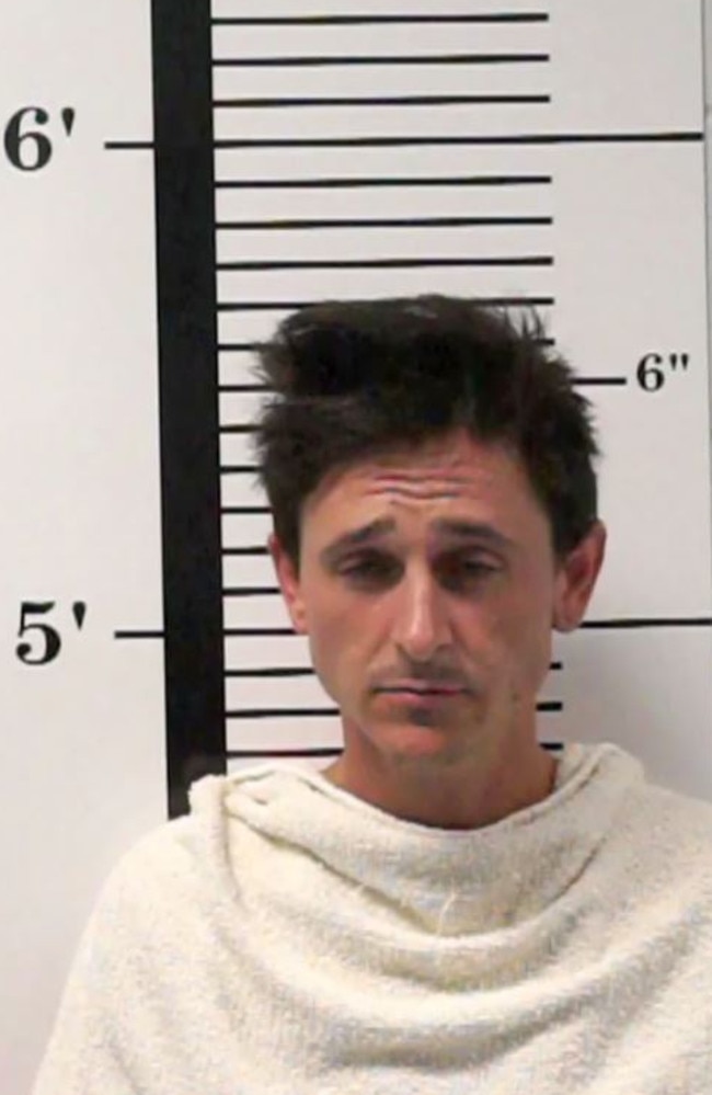 Former Disney child star Mitchel Musso arrested in Texas on Saturday. Picture: Rockwall County Sheriff’s Office