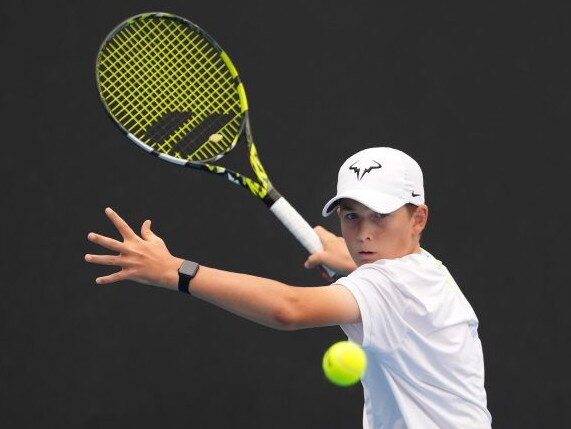 Australian tennis young gun Tommy Camus. Picture: Tennis Australia