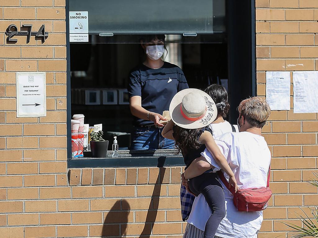 Takeaway coffee is the norm these days in Melbourne. Picture: NCA NewsWire/Ian Currie