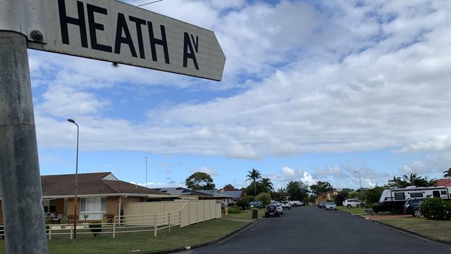 A block of units at Heath Ave in Tuncurry was cordoned off. Picture: Janine Watson