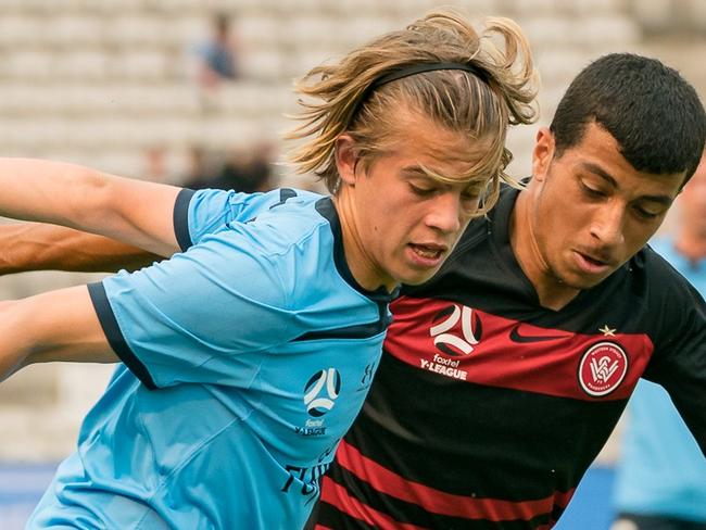 Cameron Peupion is a graduate of the Sydney FC Academy: Pic: Jaime Castaneda.