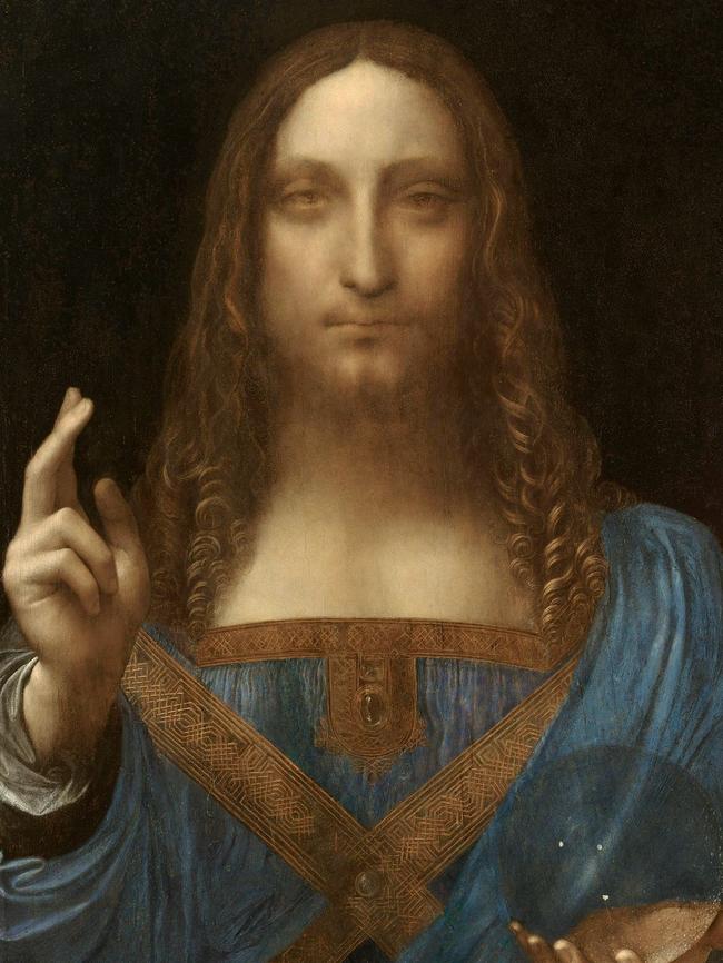 Close up: Salvator Mundi. Picture: Getty Images