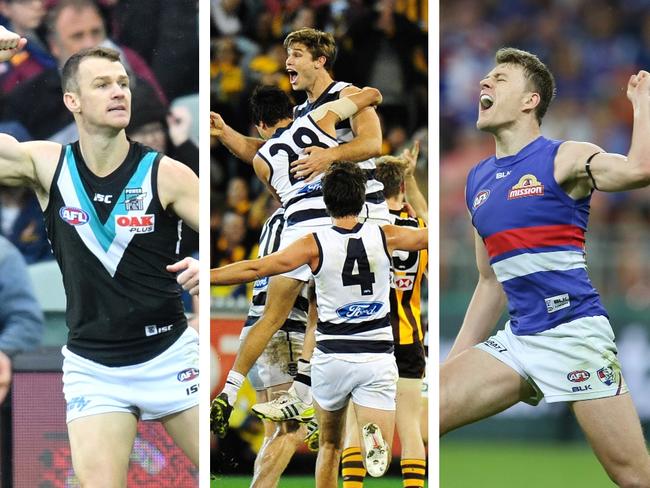 The AFL's clutch clubs of the past decade