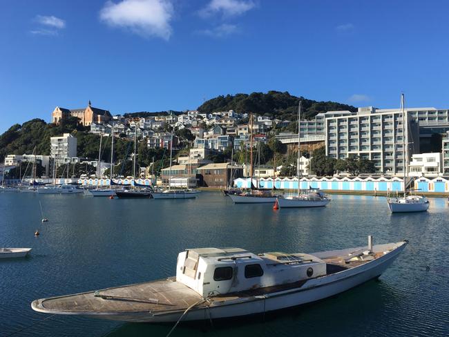 Oriental Bay in Wellington.  For Chantay Logan Wellington travel story, Escape Gold Coast Eye