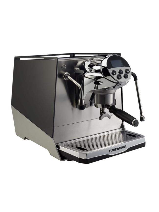 Faemina Urban Series coffee machine $7700. <b>Shop now from <a href="https://www.faema.com/au-en/product/FAEMINA/UU135Z4CZ999A/faemina-a-1-gti-5p-wt-l-aus-wg-ac" target="_blank">Faema</a></b>