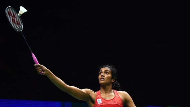 Badminton star P.V. Sindhu makes $7m per year. Picture: AFP Photo