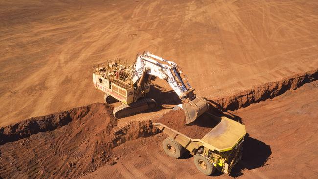 Fortescue Metal’s Cloudbreak iron ore mine in the Pilbara region of Western Australia.