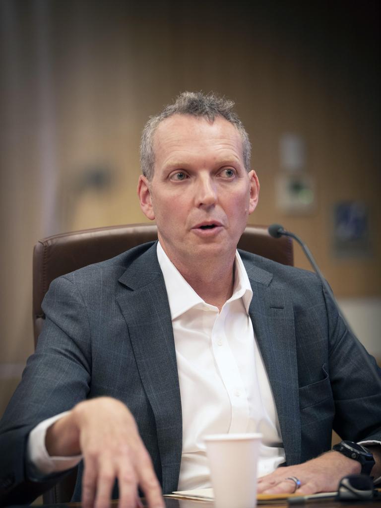 Parliament Ambulance Ramping Inquiry, Director of the Royal Hobart Hospital Emergency Department Paul Scott. Picture: Chris Kidd