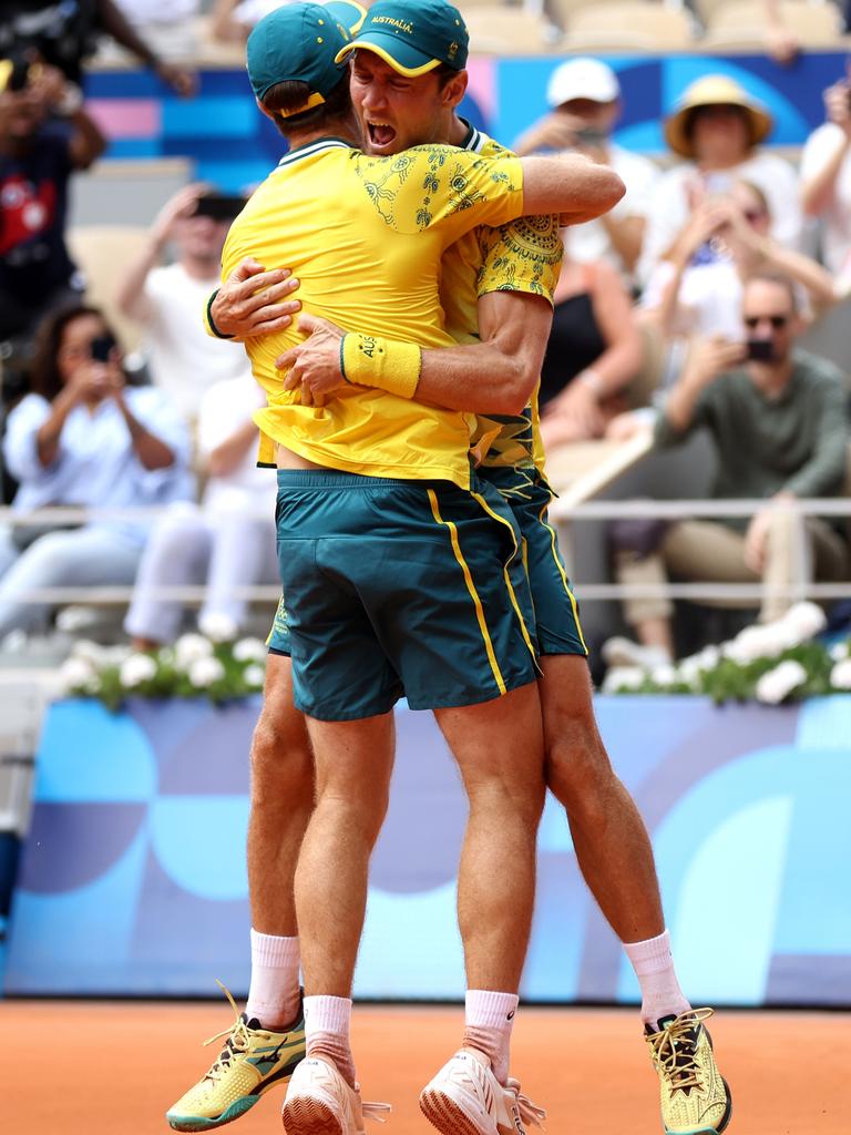 No better feeling. Photo by Matthew Stockman/Getty Images.