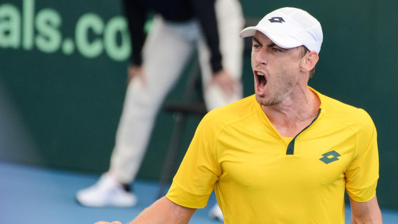John Millman took it home for Australia on the opening day.