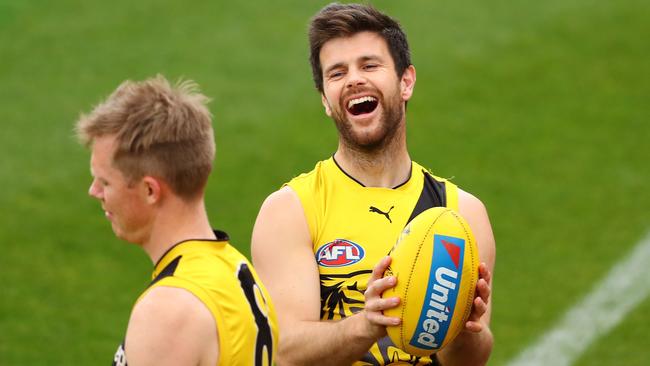 Jack Riewoldt says he confessed to Trent Cotchin he believed his premiership chances had passed him — this is what Trent thought of that ... Picture: Getty Images