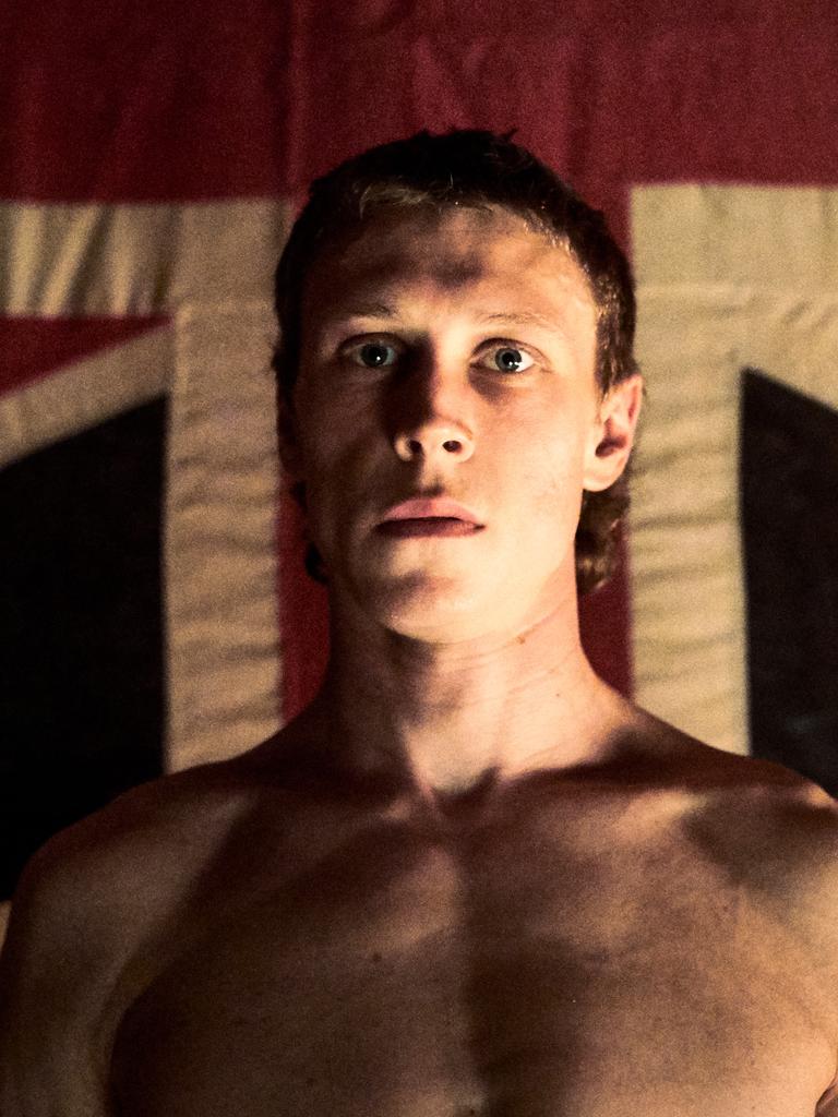 George MacKay plays older Ned Kelly. Picture: Stan