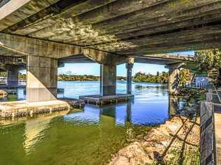 Major works have begun on the Boyds Bay Bridge. Picture: Doreen Parker