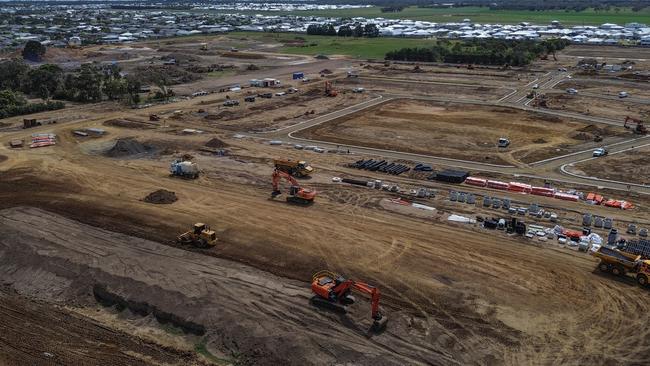 Construction site on Banks Road, Ocean Grove have covered nearby residents in dust after recent high winds.