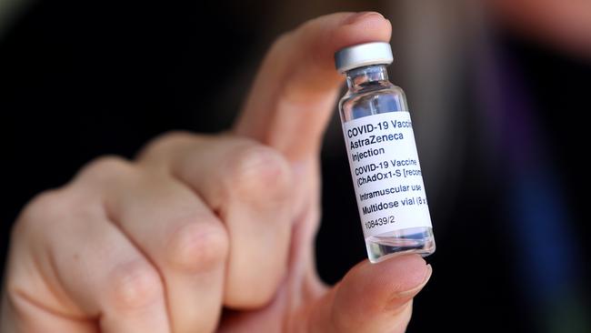 Reports of blood clotting linked to the AstraZeneca vaccine have prompted an advisory for Australians under the age of 50. Picture: Paul Kane/Getty Images