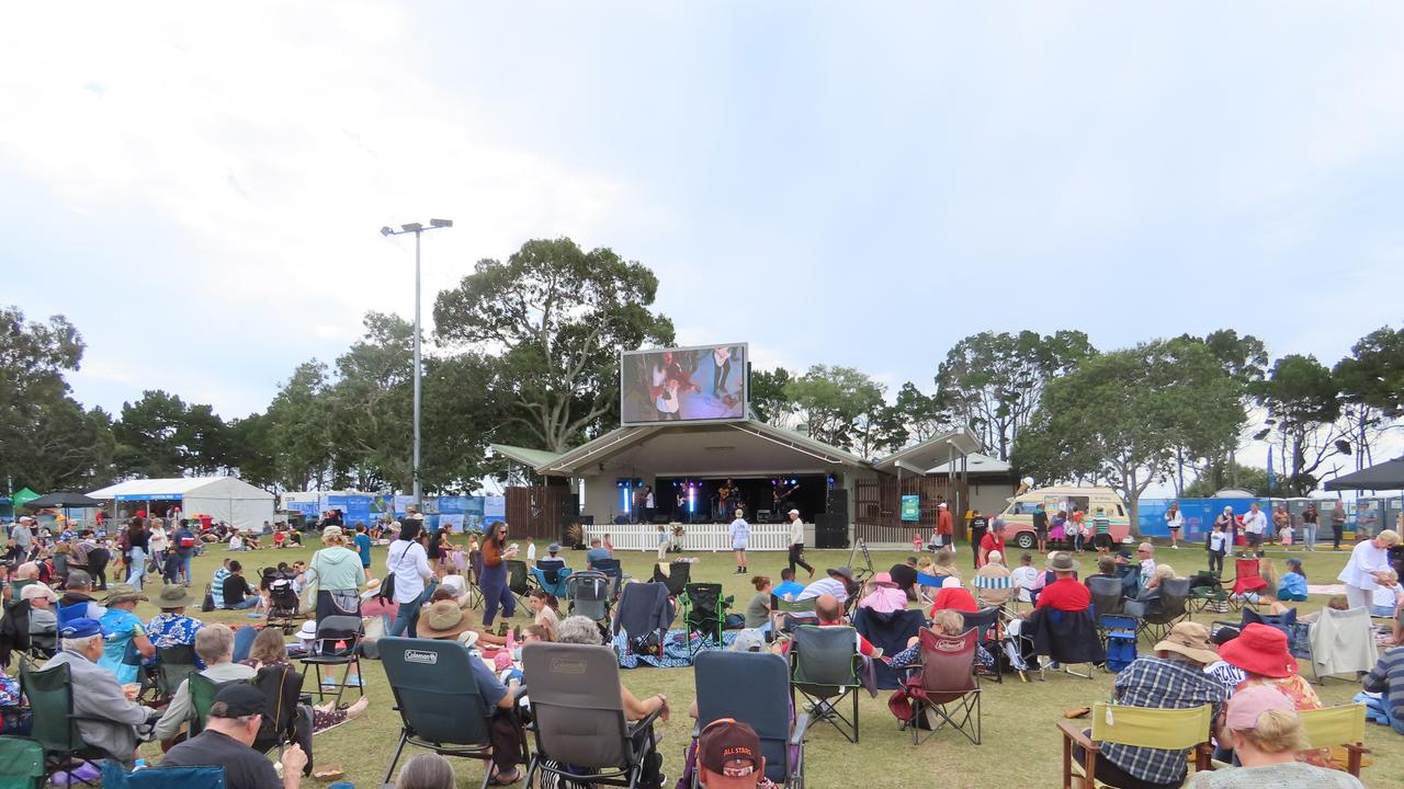 Thousands gathered at this year's Hervey Bay Seafood Festival.