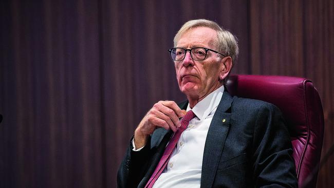 TWAM-20183006 EMBARGO FOR TWAM 30 JUNE 2018NO REUSE WITHOUT PERMISSIONBANKING FEATURE The Commissioner Kenneth Hayne at the The Royal Commission into the Financial Services Industry. 12 February 2018.PHOTOGRAPHY: Eddie Jim/THE AGEFEE APPLIES