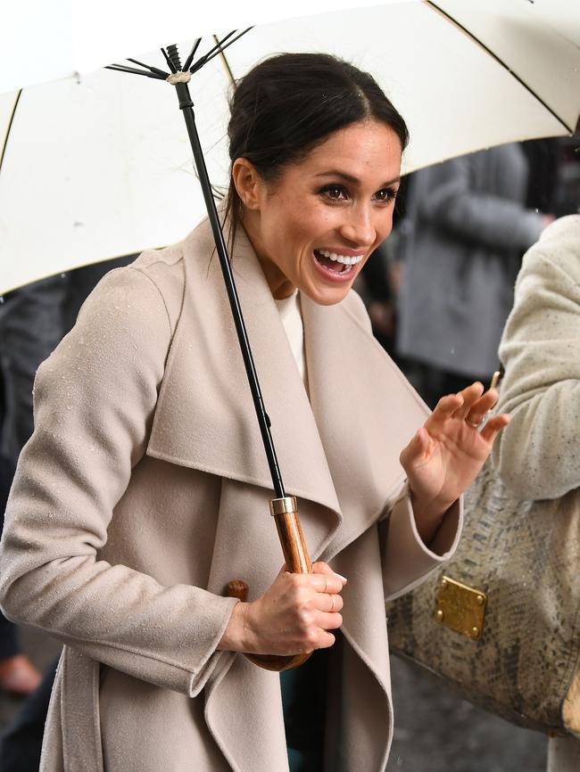 Meghan Markle visiting Belfast.